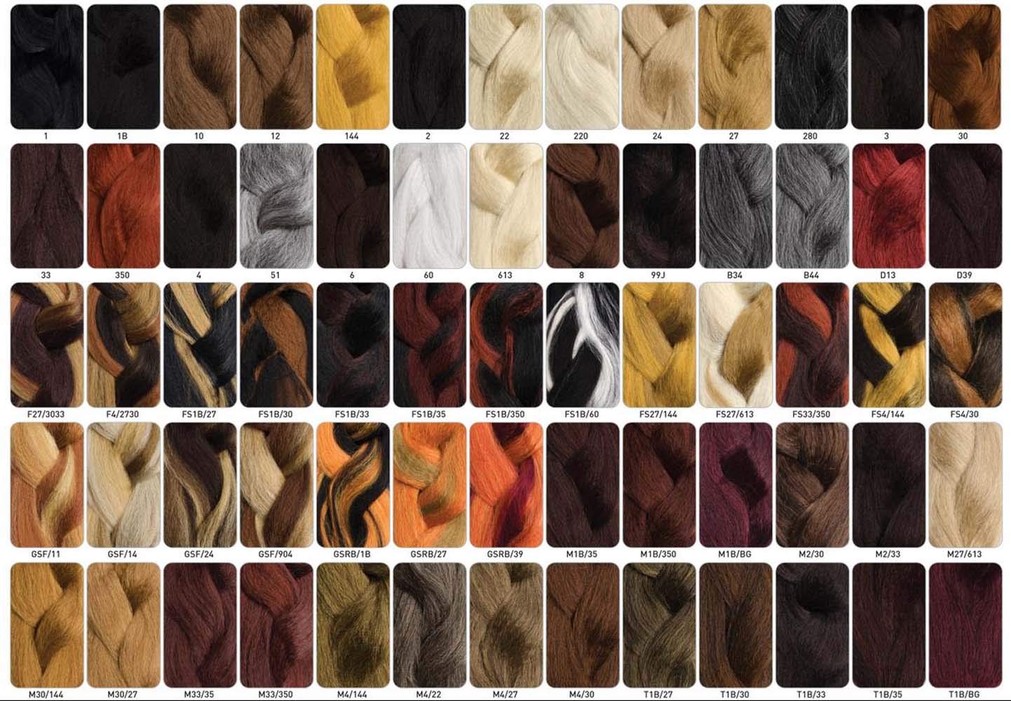 Rasta Fri Braids ( Pack of 3 ) Off Black / 1B